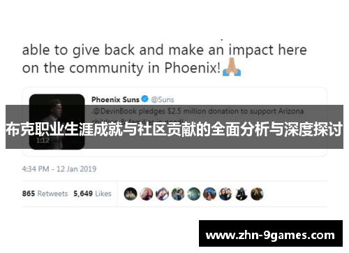 布克职业生涯成就与社区贡献的全面分析与深度探讨 布克职业生涯成就与社区贡献的全面分析与深度探讨